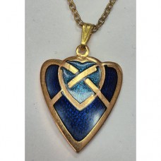 ENAMEL NECKLACE CELTIC HEART